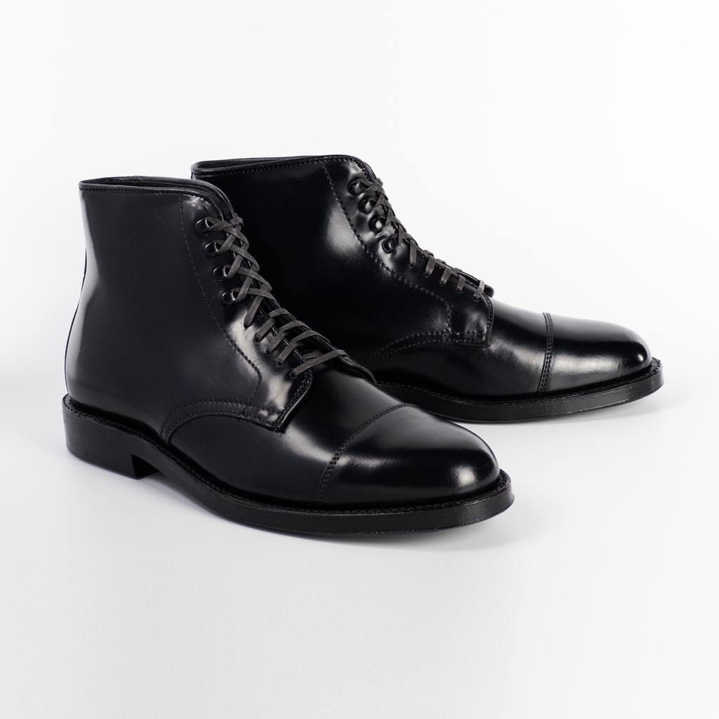 4075H Straight Tip Boot (Black Shell Cordovan) – The Alden Shop