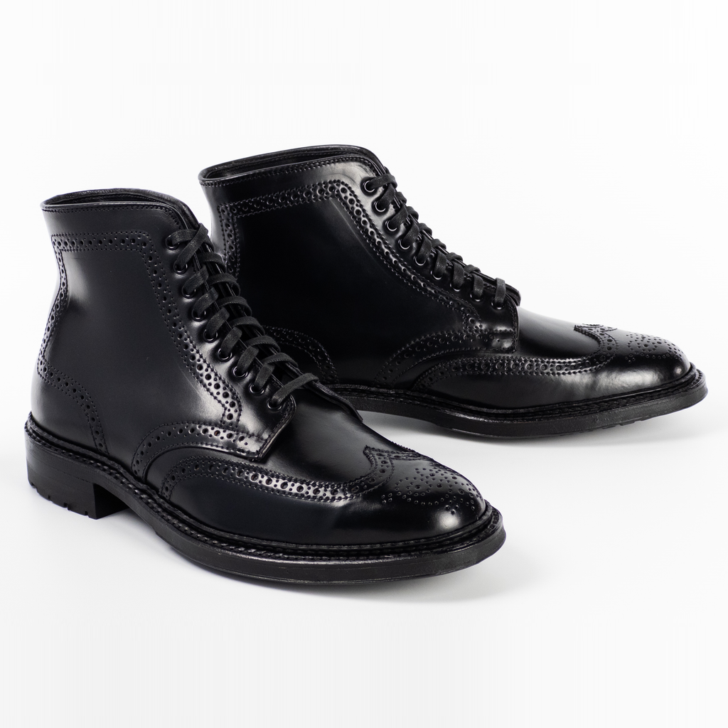 4465C Wing Tip Boot (Black Shell Cordovan) – The Alden Shop