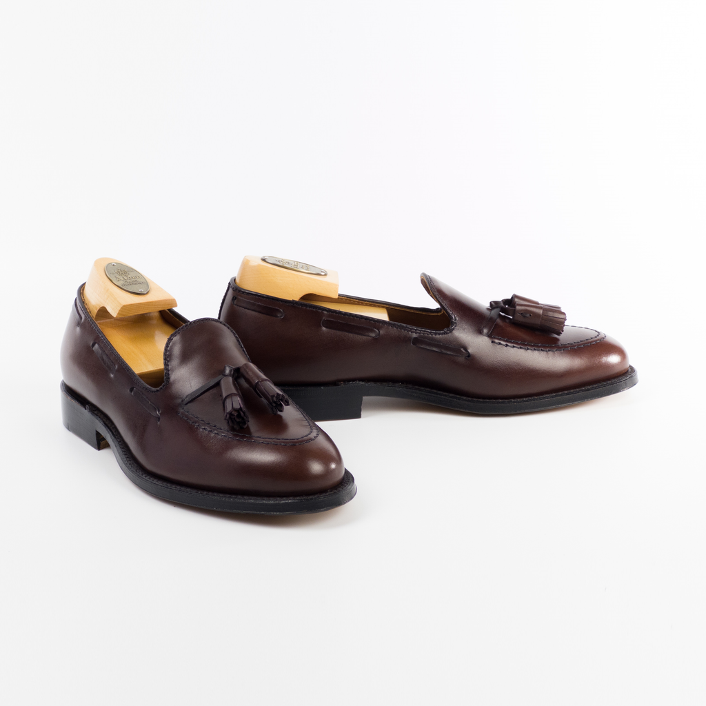 561 Tassel Moccasin Loafer (Dark Brown Calf) – The Alden Shop