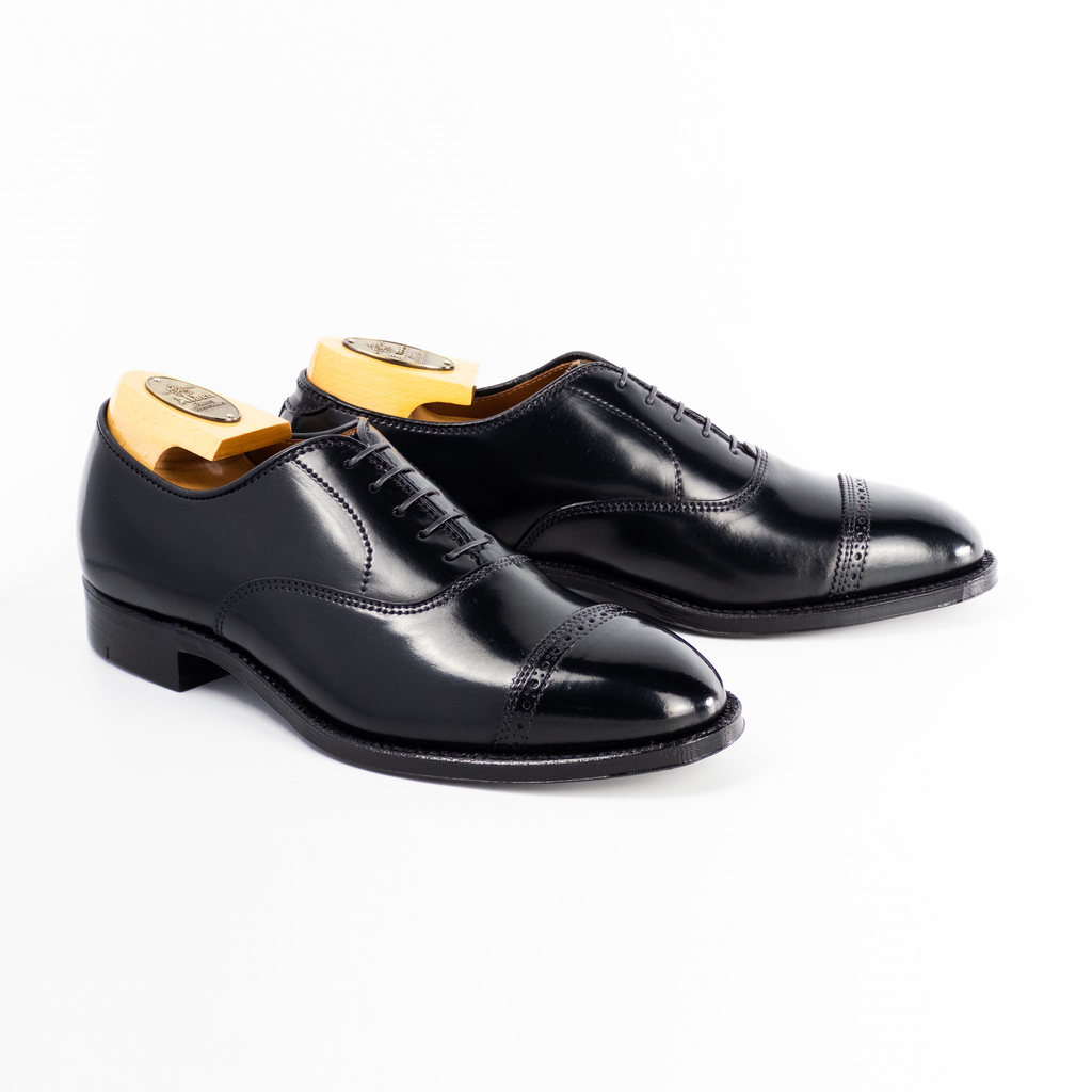 9016 Perf Tip Bal Oxford (Black Shell Cordovan) – The Alden Shop