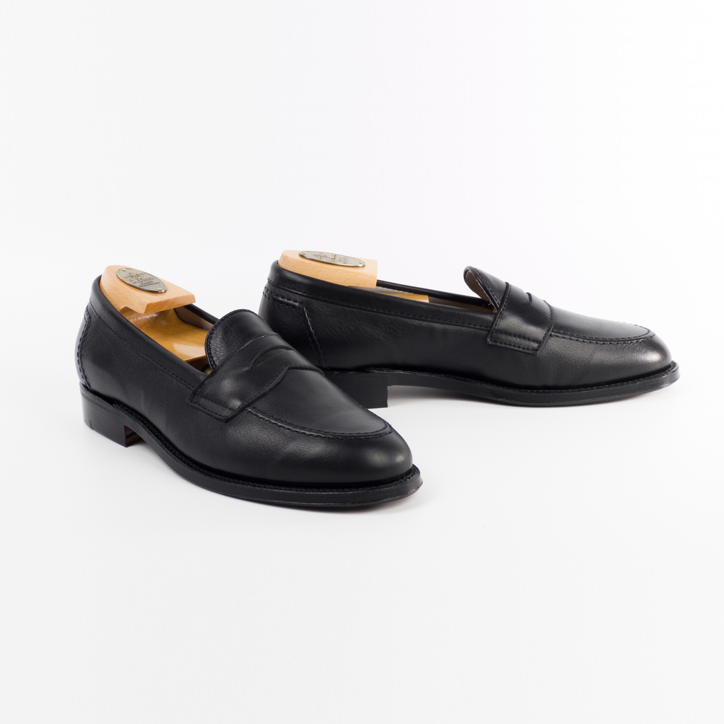 Weltline Penny Loafers - Black Calf