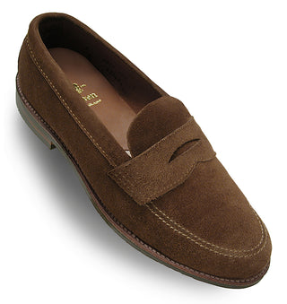 6221L Unlined Penny Loafer (Snuff Suede with Rubber Sole)