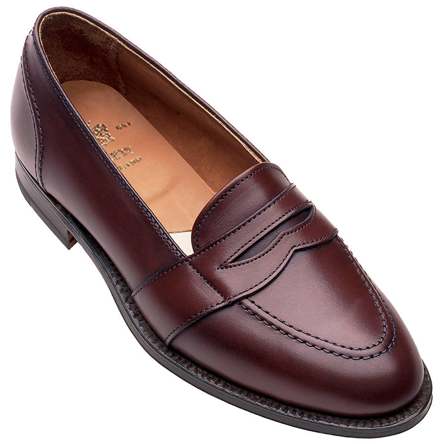 683 Full Strap Slip-On Penny Loafer (Burgundy Calf)